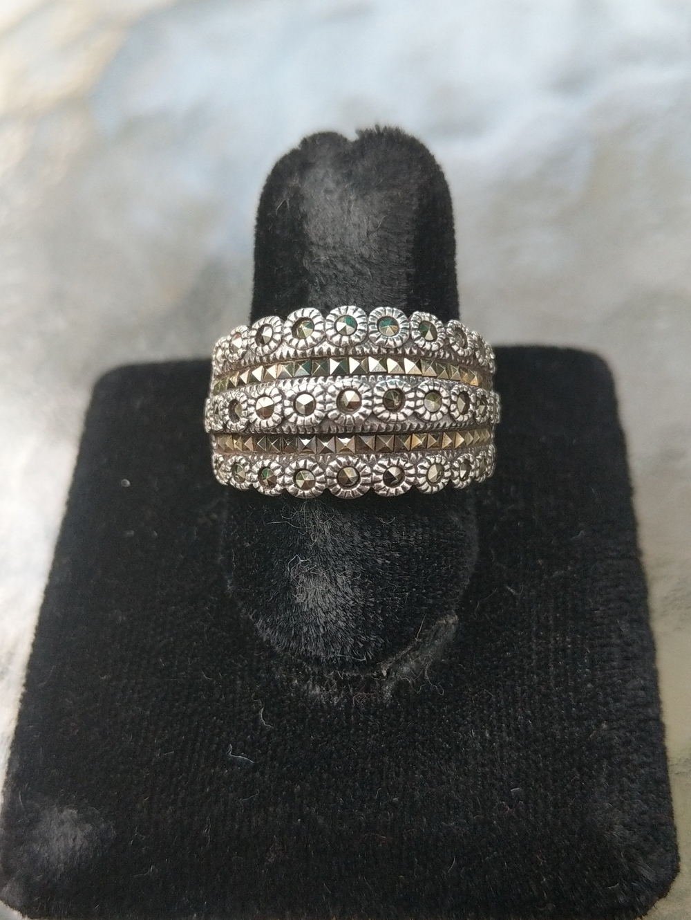 Judith Jack Sterling Silver Ring